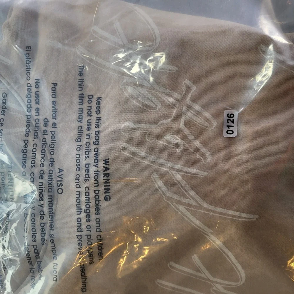Nike Jordan Flight Essentials Hoodie Tan All Over Print Script Mens Medium